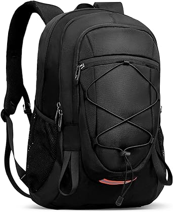 Sac de Randonnée Homme à Dos 40L pour Femmes Voyage Ordinateur Portable 15.6 Antivol Sports Daypacks Grande Capacité, Noir
